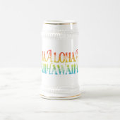 アロハハワイ ビールジョッキ (中央)