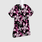 アロハハワイ（ブラック/ピンク） オーナメント (正面)