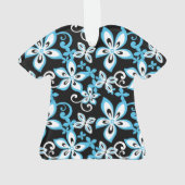 アロハハワイ（ブラック/ブルー） オーナメント (裏面)