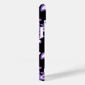 アロハハワイ(ブラック/ラベンダー) Case-Mate iPhoneケース (裏面 / 右)