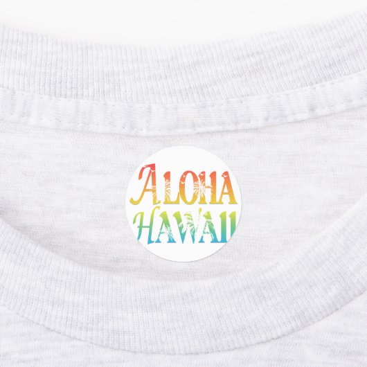 アロハハワイ ラベル (貼付)