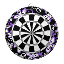 アロハハワイ（黒/紫） ダーツボード