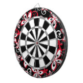 アロハハワイ（黒/赤） ダーツボード (正面右)