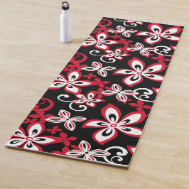 アロハハワイ（黒/赤） ヨガマット