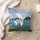 アロハハワイHonuのカメ クッション (ブランケット)