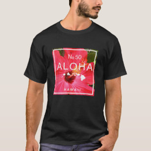 アロハハワイNo 50州ハイビスカスTシャツ Tシャツ