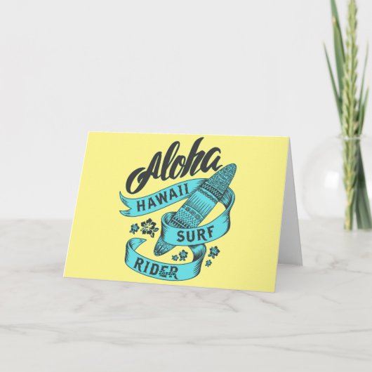 アロハハワイSurf Rider Thunder_Cove カード (裏面)