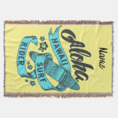 アロハハワイSurf Rider Thunder_Cove スローブランケット (正面)