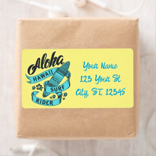 アロハハワイSurf Rider Thunder_Cove ラベル (インサイチュ)
