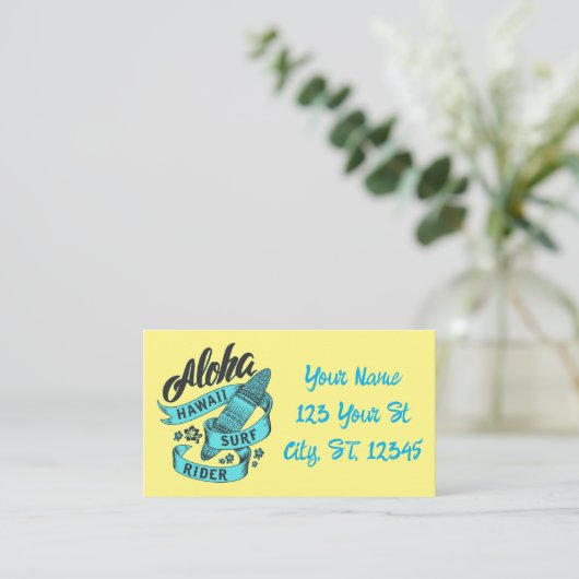 アロハハワイSurf Rider Thunder_Cove 名刺 (スタンド正面)