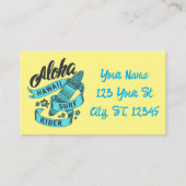 アロハハワイSurf Rider Thunder_Cove 名刺 (正面)