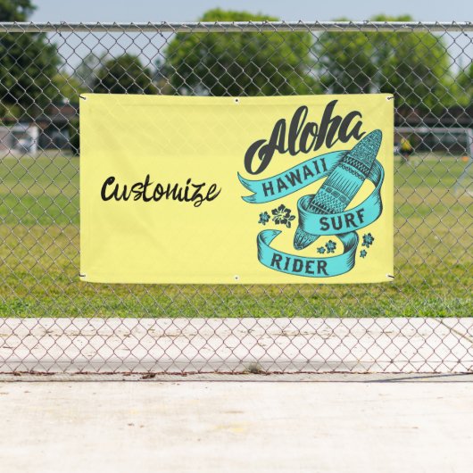 アロハハワイSurf Rider Thunder_Cove 横断幕 (インサイチュ)