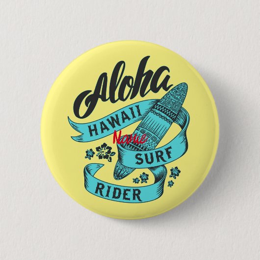 アロハハワイSurf Rider Thunder_Cove 缶バッジ (正面)