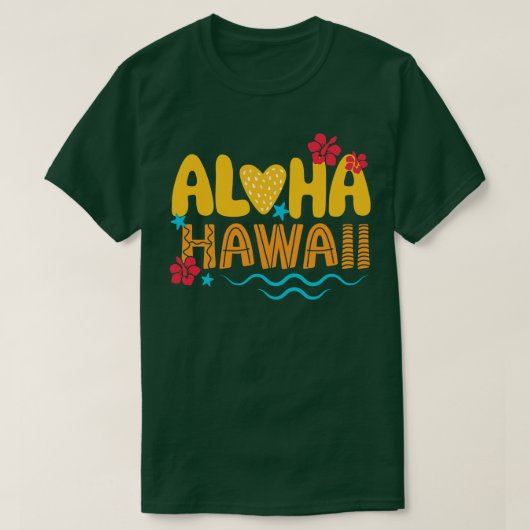 アロハハワイTシャツ1 Tシャツ (デザイン正面)