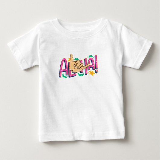 アロハハワイTシャツ ベビーTシャツ (正面)