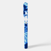 アロハハートハワイアンハイビスカストロピカルブルー Case-Mate iPhoneケース (裏面 / 左)