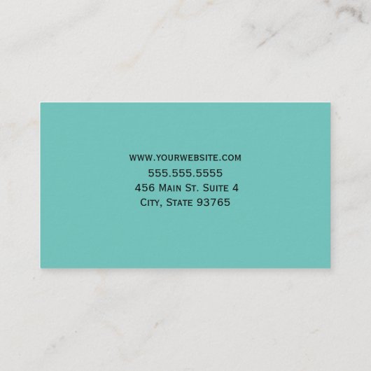 アロハハート美しいサロン事業 名刺 (裏面)