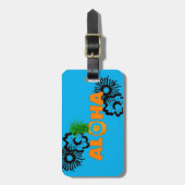 アロハパイナップルカスタム – 荷物札 ラゲッジタグ (正面縦)