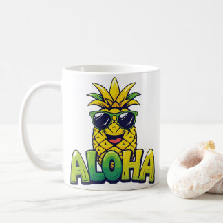 アロハパイナップルコレクション ティール コーヒーマグ コーヒーマグカップ