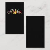 アロハパイナップルハワイサーファーホリデー 名刺 (正面/裏面)