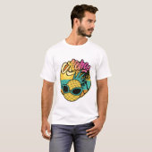 アロハパイナップルビーチ Tシャツ (正面フル)