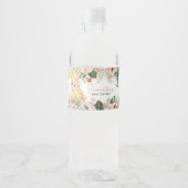 アロハパイナップルベビーシャワー ペットボトルラベル (正面)