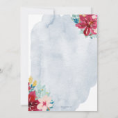 アロハパイナップルルアウ(ハワイ式宴会)誕生日パーティー 招待状 (裏面)