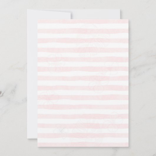 アロハパイナップル6th誕生日パーティーへの招待 招待状 (裏面)