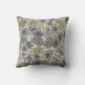 アロハパッチワークハワイアントロピカルプリント – ニュートラル アウトドアクッション (裏面)