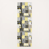 アロハパッチワークハワイアントロピカルプリント – ニュートラル ヨガマット (正面)