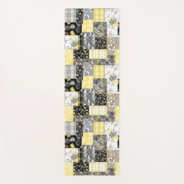 アロハパッチワークハワイアントロピカルプリント – ニュートラル ヨガマット