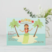 アロハパーティの招待状 招待状 (スタンド正面)