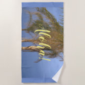 アロハパームツリーズビーチタオル ビーチタオル (正面)