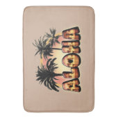 アロハパームツリーズ バスマット (正面縦)