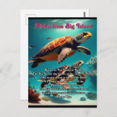 アロハビッグアイランドハワイ ポストカード (正面/裏面)