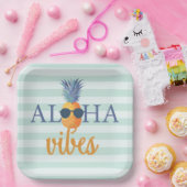 アロハビベスサマーパーティー紙プレート ペーパープレート (パーティー)