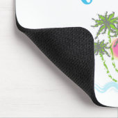 アロハビーチのハワイのスタイルの夏 マウスパッド (コーナー)