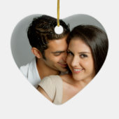 アロハビーチの熱帯花の写真 セラミックオーナメント (裏面)