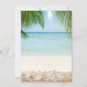 アロハビーチガールズルアウ（ハワイ式宴会）バースデーパーティー招待状 招待状 (裏面)