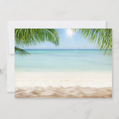 アロハビーチガールズルアウ(ハワイ式宴会)誕生日パーティーの招待 招待状 (裏面)