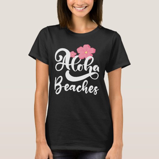 アロハビーチズ女子 Tシャツ (正面)