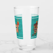 アロハビーチティキトーシュハワイアンルアウ(ハワイ式宴会)竹 タンブラーグラス (左)