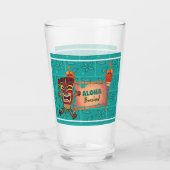 アロハビーチティキトーシュハワイアンルアウ(ハワイ式宴会)竹 タンブラーグラス (正面)