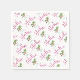 アロハビーチハワイアンスタイルパーティー カッコいい スタンダードカクテルナプキン