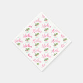 アロハビーチハワイアンスタイルパーティー カッコいい スタンダードカクテルナプキン (角)