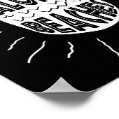 アロハビーチハワイビーチサマーバケーションメンウォム ポスター (角)