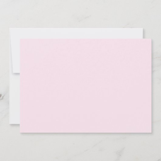 アロハビーチパーティーベビーガールシャワー招待状 招待状 (裏面)