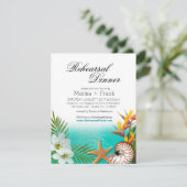アロハビーチリハーサルディナープルメリアフランギパニ 招待状 (スタンド正面)