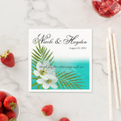 アロハビーチ熱帯花 スタンダードカクテルナプキン (インサイチュ)