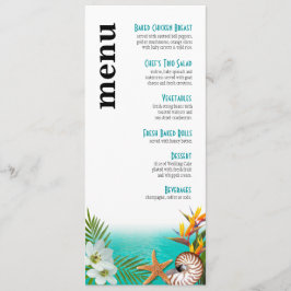 アロハビーチ結婚式メニュープルメリアフランギパニ メニュー